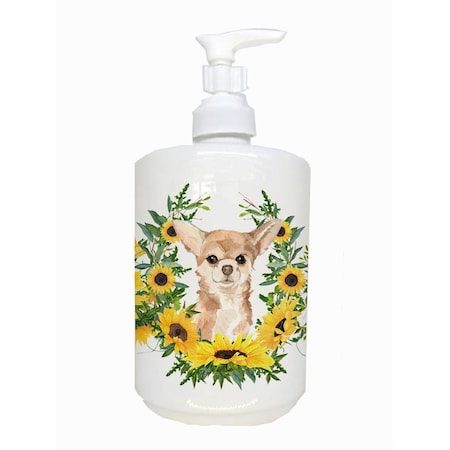 Carolines Treasures Chihuahua Ceramic Soap Dispenser CK2945SOAP